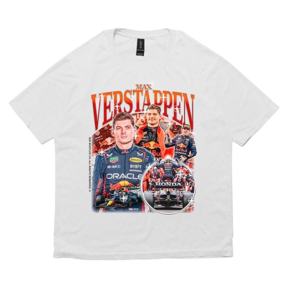 Max Verstappen World Champion T-Shirt In White